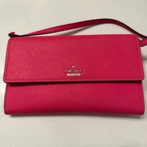 Kate Spade bright pink purse wallet